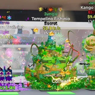 JUNGLE TEMPELINO FISHINIO 5 TRAITS 3.3Qi/s LVL 183 FORTNITE STEAL THE BRAINROT