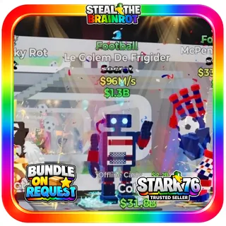Football Le Golem De Frigider Secret Fortnite Steal The Brainrot