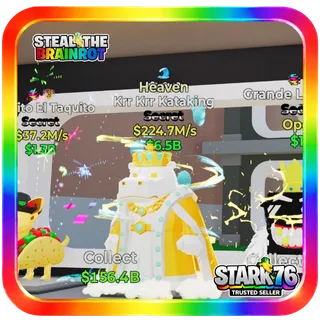 Heaven Krr Krr Kataking 224.7M/s Steal The Brainrot