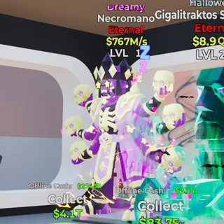 DREAMY NECROMANO 767M/s LVL 1 FORTNITE STEAL THE BRAINROT