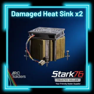 Damaged Heat Sink x2