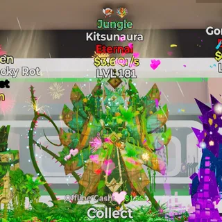 JUNGLE KITSUNAURA 3.6QI/S LVL 181 2 TRAITS FORTNITE STEAL THE BRAINROT