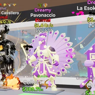 DREAMY PAVONACCIO 1.6Qi/s LVL 177 FORTNITE STEAL THE BRAINROT