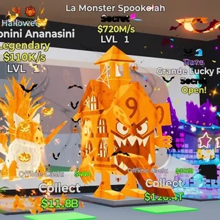 HALLOWEEN LA MONSTER SPOOKOLAH 720M/s LVL 1 FORTNITE STEAL THE BRAINROT