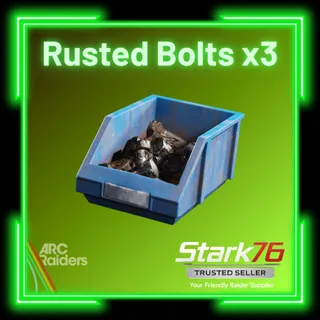 Rusted Bolts x3