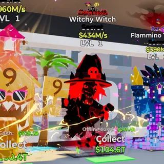 DARKNESS WITCHY WITCH 434M/s LVL 1 FORTNITE STEAL THE BRAINROT