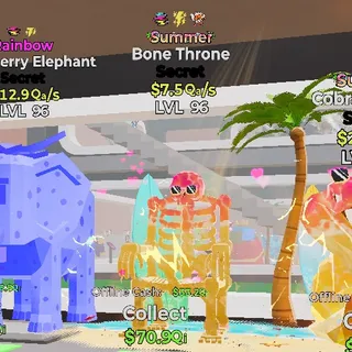 SUMMER BONE THRONE 3 TRAIT STEAL THE BRAINROT FORTNITE