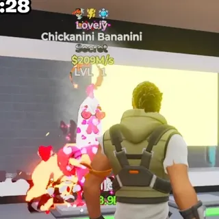 Lovely Chickanini Bananini Secret Fortnite Steal The Brainrot