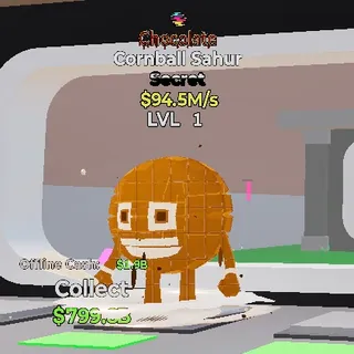 CHOCOLATE CORNBALL SAHUR STEAL THE BRAINROT FORTNITE