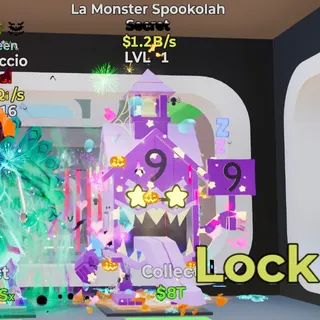 DREAMY LA MONSTER SPOOKOLAH 1.2B/s LVL 1 FORTNITE STEAL THE BRAINROT