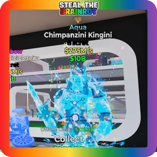 Fortnite Steal The Brainrot Aqua Chimpanzini Kingini Secret 275 M/s