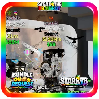 Gothic Dul Dul Dul 192M/s Fortnite Steal The Brainrot