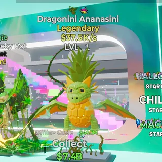 DRAGONINI ANANASINI LVL 1 FORTNITE STEAL THE BRAINROT