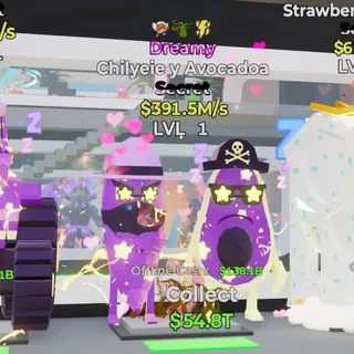 Dreamy Chiliye y Avocadoa 391.5M/s Fortnite Steal the Brainrot