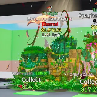 JUNGLE BURGURO DAN FRYURO 1.9QI/S LVL 164 FORTNITE STEAL THE BRAINROT