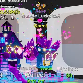 RAVE GRANDE LUCKY ROT FORTNITE STEAL THE BRAINROT