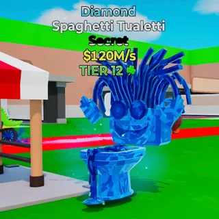 DIAMOND SPAGHETTI TUALETTI 120M/S FORTNITE STEAL THE BRAINROT