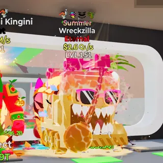 VERY GOOD SUMMER WRECKZILLA 4 TRAIT STEAL THE BRAINROT FORTNITE
