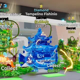 DIAMOND TEMPELINO FISHINIO 153M/S LVL 1 FORTNITE STEAL THE BRAINROT