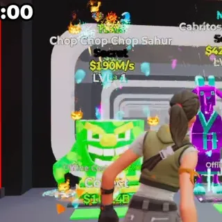 TOXIC CHOP CHOP CHOP SAHUR 3 TRAIT 190M/s STEAL THE BRAINROT FORTNITE