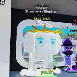 Heaven Strawberry Elephant 1 Trait 507.5M/s Steal the Brainrot Fortnite