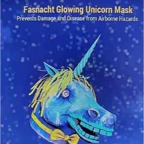 Glowing Unicorn Mask