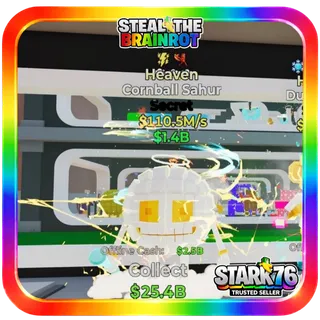 Heaven Cornball Sahur 110.5M/s Steal The Brainrot