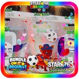 Football Paquito El Taquito Fortnite Steal The Brainrot