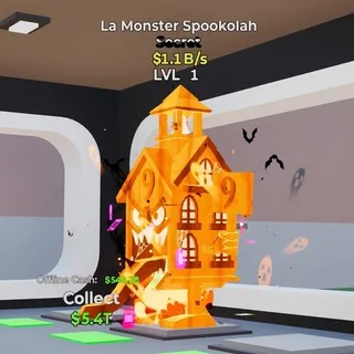 HALLOWEEN LA MONSTER SPOOKOLAH 1.1B/s LVL 1 FORTNITE STEAL THE BRAINROT