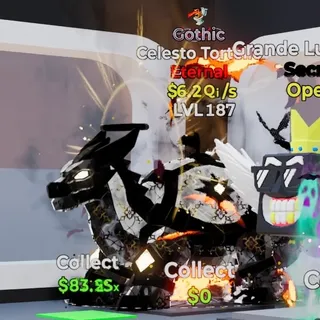 GOTHIC CELESTO TORTELLO 6.2Qi/s LVL 187 FORTNITE STEAL THE BRAINROT