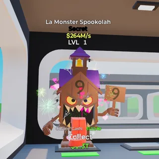 DEFAULT LA MONSTER SPOOKOLAH 264M/s LVL 1 FORTNITE STEAL THE BRAINROT
