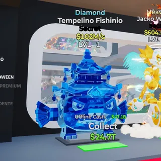 DIAMOND TEMPELINO FISHINIO 102M/s LVL 1 FORTNITE STEAL THE BRAINROT