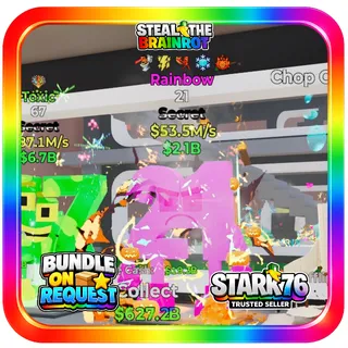 Rainbow 21 53.5M/s 5 traits Steal The Brainrot