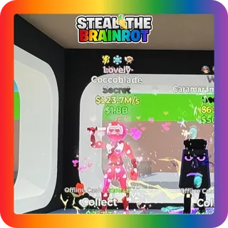 Fortnite Steal The Brainrot Lovely Coccoblade Secret 123.7M/s (3 Traits)
