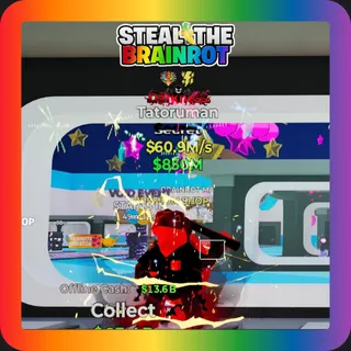 Fortnite Steal The Brainrot Darkness Tatoruman Secret 60.9M/s 2 Traits