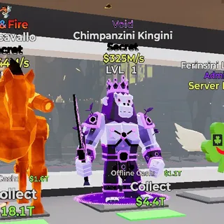 VOID CHIMPANZINI KINGINI STEAL THE BRAINROT FORTNITE