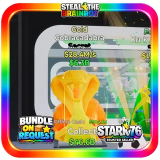 Gold Cobracadabra Secret Fortnite Steal The Brainrot