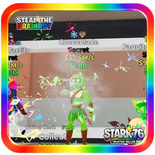 Coccoblade 2 Traits 37.5M/s Fortnite Steal The Brainrot