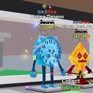 ICE & FIRE CATINO TIMENO 2 TRAIT STEAL THE BRAINROT FORTNITE