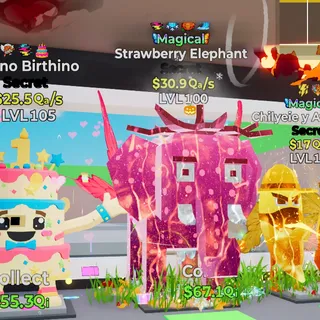 MAGICAL STRAWBERRY ELEPHANT 4 TRAIT STEAL THE BRAINROT FORTNITE