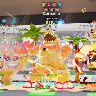 Summer Cornzilla 4 Trait 1B/s Steal the Brainrot Fortnite