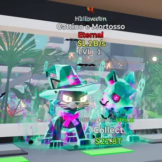 HALLOWEEN GATTINO E MORTOSSO 1.2B/s LVL 1 FORTNITE STEAL THE BRAINROT