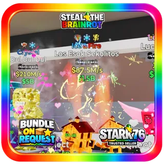 Ice & Fire Los Esok Sekolitos 87.5M/s Steal The Brainrot Fortnite
