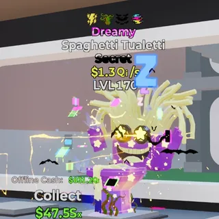DREAMY SPAGHETTI TUALETTI 1.3Qi/s LVL 170 FORTNITE STEAL THE BRAINROT