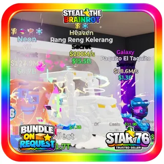 Heaven Rang Reng Kelerang 200M/s Steal The Brainrot Fortnite