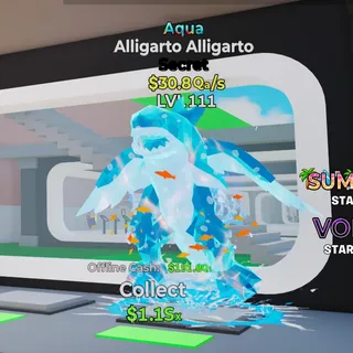 Aqua Alligarto Alligarto STEAL THE BRAINROT FORTNITE