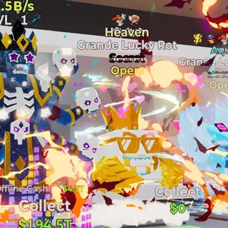 HEAVEN GRANDE LUCKY ROT FORTNITE STEAL THE BRAINROT