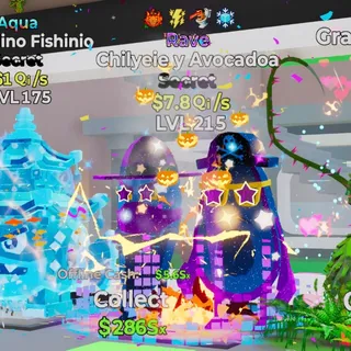 RAVE CHILYEIE Y AVOCADOA 7.8QI/S LVL 215 FORTNITE STEAL THE BRAINROT