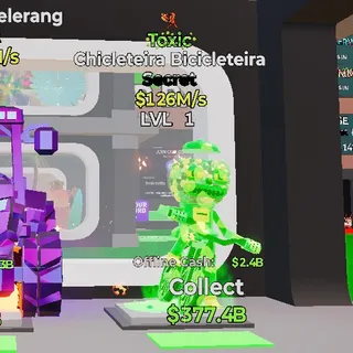 TOXIC CHICLETEIRA BICICLETEIRA STEAL THE BRAINROT FORTNITE
