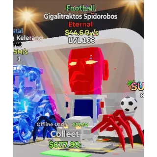 FOOTBALL GIGALITRAKTOS SPIDOROBOS STEAL THE BRAINROT FORTNITE